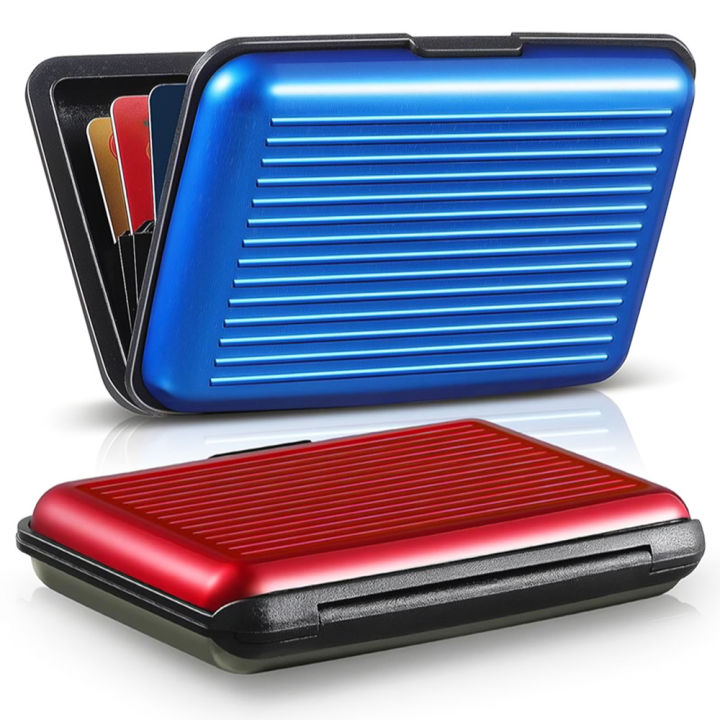Waterproof Rfid Blocking Aluminum Credit Card Holder Coin Purse - Anti-Theft Mycelium Wallet For Business ID Cards - Unisex