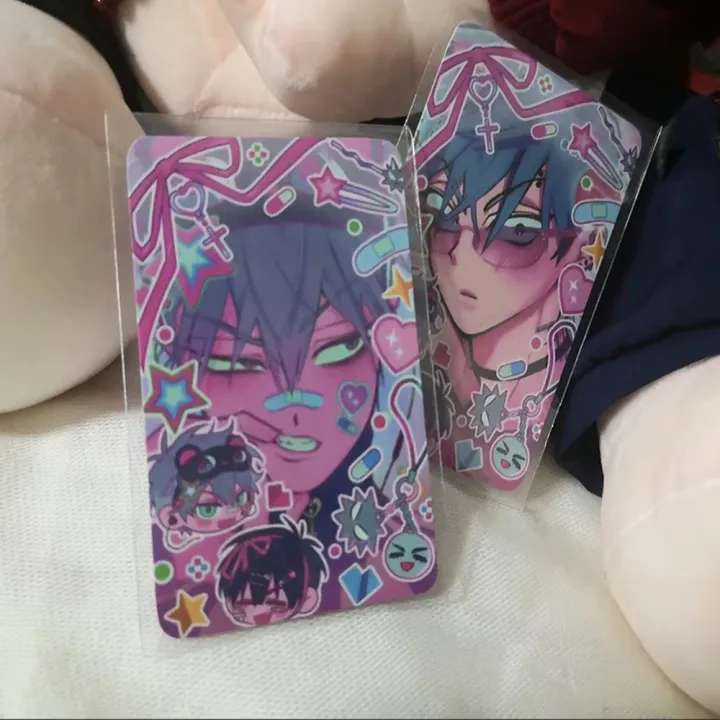 Alien%20Stage%20Anime%203inch%20Till%20Ivan%20Small%20Card%20Photo%20Cards%20for%20Girls%20Friends%20Gift%20DIY%20Postcard%20Bookmark%20Anime%20Accessories%204pcs/Set%20-%20Image%205