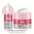 YOUNGCOME  70% Niacinamide Facial Serum &Facial Cream Set Fade Melanin Moisturzing Shrink Pores Smooth Brightening Skin Care. 