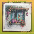 Momoart DIY Diamond Mosaic Window Picture Rhinestones Embroidery Landscape Full Square Round Painting Flower Handmade Gift.
