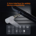 KZ M2 Dual Mic Silver Plated Cable Headphone Cord 3.5MM Upgrade Cable Earphone Cable Headset Wire for Castor EDX ZS10 PRO. 