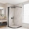 Foldable Magnetic Shower Curtain Waterproof Privacy Dry Wet Separation Bathroom Curtain for Home Apartment Dorm. 