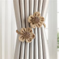Flower Curtain Tie Rope Backs Holdbacks Buckle Clips Accessory Rods Accessoires Hook Holder Home Decorations. 