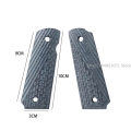 1 Pair Blue 1911 G10 Non-Slip Grip Grip Patch Material DIY Grip Patch CNC Knife Handle Material. 