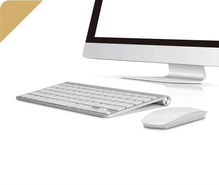 Wireless Keyboard  Stylish apple design Keyboard and Mouse