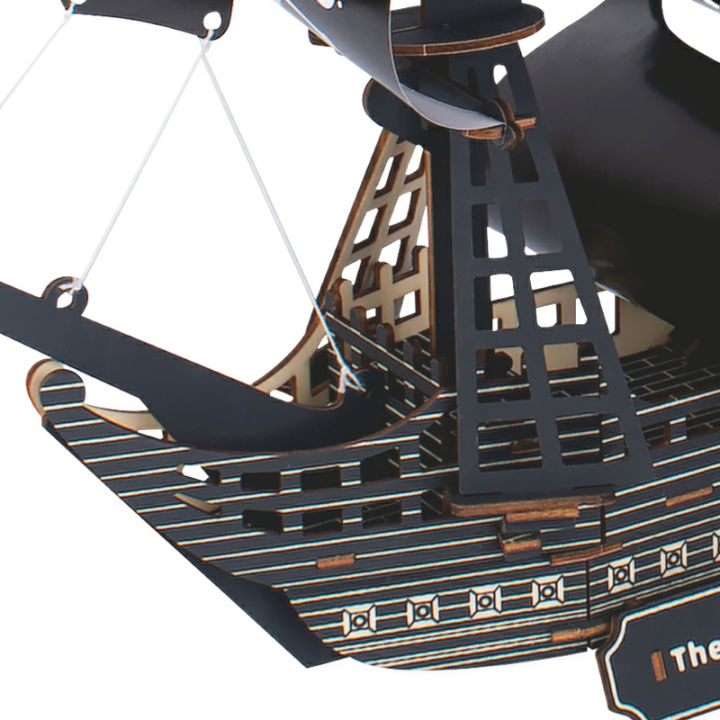 3D%20Wooden%20Puzzle%20Pirate%20Ship%20The%20Black%20Pearl%20DIY%20Building%20Assembly%20Wood%20Sailboat%20Model%20Kit%20Educational%20Toys%20For%20Children%20Kids%20-%20Image%205