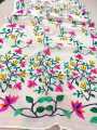 Screen Print Comfortable Half Silk Saree For Women - Partywear - Suitable for Every Season. 