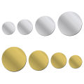 10-15CM Round Mirror Sticker Self-adhesive Bathroom Decorative 3D Acrylic Mirror Mural Decals Bedroom Living Room Art Home Decor. 