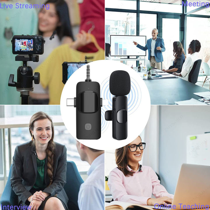 Wireless%20Lavalier%20Microphone%204%20In%201%20%20for%20iPhone%20Android%203.5mm%20for%20Radio%20Live%20Recording%20Noise%20Reduction%20Mini%20Microphone%202026%20Hot%20-%20Image%206