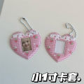 INS Korean Style Photo Card Holder Cute 1 inch ID Photo Storage Display Pendant Keychain Ornaments Star Chasing Girl .