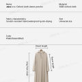 BLALION Thicken Oxford Waterproof Rain Gear Rain Poncho Unisex Fashion Rain Coat Long Raincoat Loose Oversized Hooded Rainwear. 