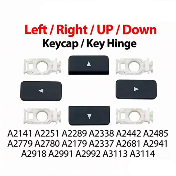 Replacement Left Right UP Down Arrow Keycap Key Hinge for MacBook Pro A2141 A2442 A2485 A2251 A2179 A2337 A2338 A2681 Keyboard