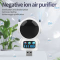 Astronaut negative ion air purifier, plug and play, no operation required, mini and compact, noise free, USB powered. 