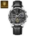 Poedagar 996L Luxury Men’s Quartz Watch – Sports Style, Leather Strap (Fan-Made).