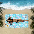Thin Lightweight Microfiber Beach Towel Sand Free Quick Dry Absorbent Compact Towels for Swimming Pool Camping Beach Accessories.
