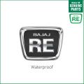 Bajaj RE Logo 4 Stroke Three Wheel. 