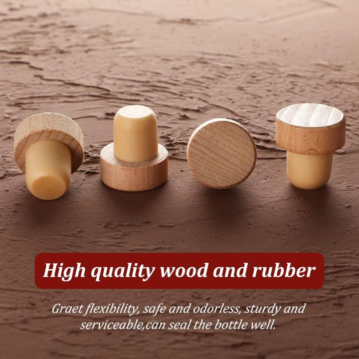 24%20Pcs%20T%20Shaped%20Cork%20Plugs%20Reusable%20Wooden%20&%20%20Wine%20&%20Beer%20Bottle%20Stoppers%20-%20Image%206
