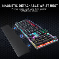 AULA F2088 Mechanical Gaming Keyboard Anti-ghosting 104 Brown Blue Switch Wired Mixed Backlight Keyboard for Game Laptop PC. 