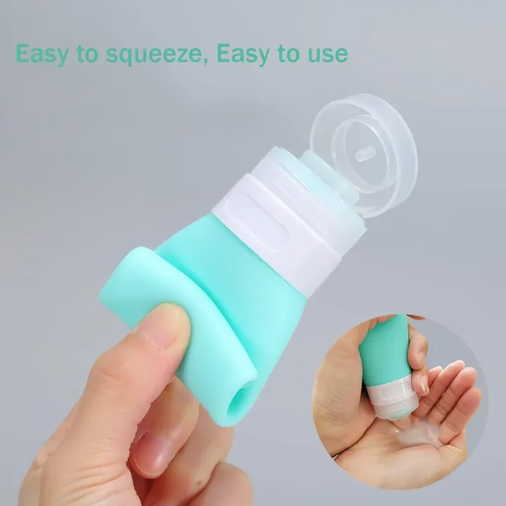 90ML%205-Pack%20Portable%20Silicone%20Travel%20Bottles%20Empty%20Refillable%20Liquid%20Container%20Shampoo%20Trip%20Shower%20Cream%20Gel%20Squeeze%20Containers%20-%20Image%205