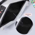 Travel Lock Bag Multiple Compartments Storage Bag with Combination Lock Zipper Money Bag Portable Certificates Organiser. 