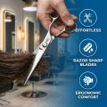 FnLune 6inch Hairdressing Barber Hair Scissor Professional Hairdressers Barbers Stainless Steel Hair Cutting Shears Salon Barber. 
