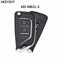 5pcs KEYDIY NB21-3 NB21-4 Car Remote Key 3/4 Buttons KD Car Keys for KD900/KD-X2 Key Programmer NB Series Remote Control Car Key. 