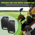 Golfs Bag Plastics Landing Pads Universal Fit Golfs Bag Types Landing Pad Golfs Lover Golf Equipment Putter Clamp Holder.