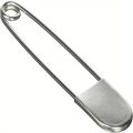 1pc Large Stainless Steel Safety Pin, Heavy Duty Oversize Pins for Laundry, Upholstery, Blankets, Quilting, Fashion Decor. 