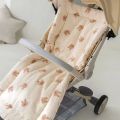 Soft and Comfortable Baby Walking Thick Cartoon Bear Baby Stroller Cushion Cotton Shoulder Strap Baby Stroller Cushion. 