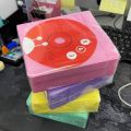 2-sided mixed color CD / DVD disc case CD / DVD holder (pack 100 pcs). 
