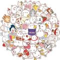 36 cute bunny stickers. 