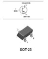 20pcs S9014LT S9014 S9014L SMD Transistor J6 NPN 25V 500mA 300mW Surface Mount SOT-23. 