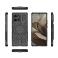 Magnetic Phone Case With Ring Holder Kickstand For Magsafe Motorola Moto Edge 50 Pro 60 Fusion 5G Hard Carbon Protect Cover. 