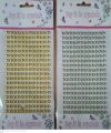 CRYSTAL BEADS STICKERS SHEETS FOR KIDS. 