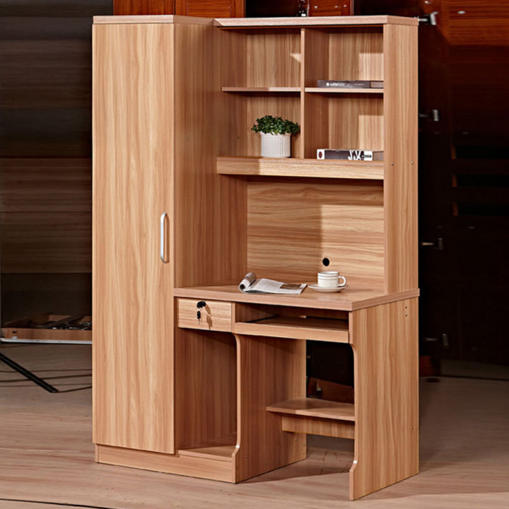 Andormahal  Reading Table/laptop table with big book shelf ( Made Of Melamaine Leminated Board)