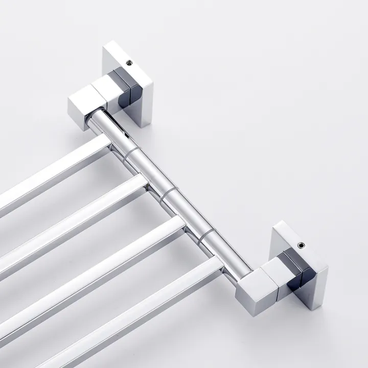 2/4%20Swivel%20Towel%20Bars%20Hanger%20Stainless%20Steel%20Rotatable%20Bathrobe%20Towel%20Rack%20Holder%20Wall%20Mounted%20Bathroom%20Hardware%20-%20Image%204
