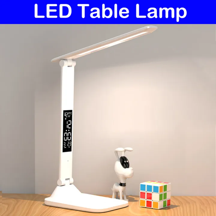Folding%20Table%20Lamp%20USB%20Reading%20Touch%20Dimmable%20Eye%20Protection%20With%20Alarm%20Clock%20Thermometer%20LED%20Desk%20Lamp%20USB%20Charge%20Night%20Light%20-%20Image%202