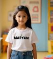 Customized Name Printed T Shirt for Kids. 