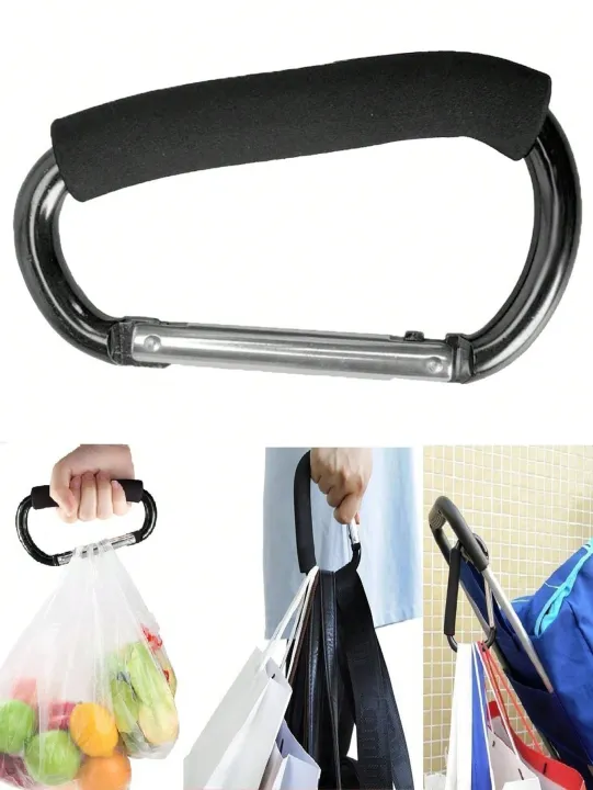 1PC%20Sturdy%20And%20Durable%20Multifunctional%20Stroller%20Hook%20With%20EVA%20Handle%20-%20Durable%20Aluminum%20Alloy%20For%20Shopping%20And%20Storage%20Accessori%20-%20Image%205