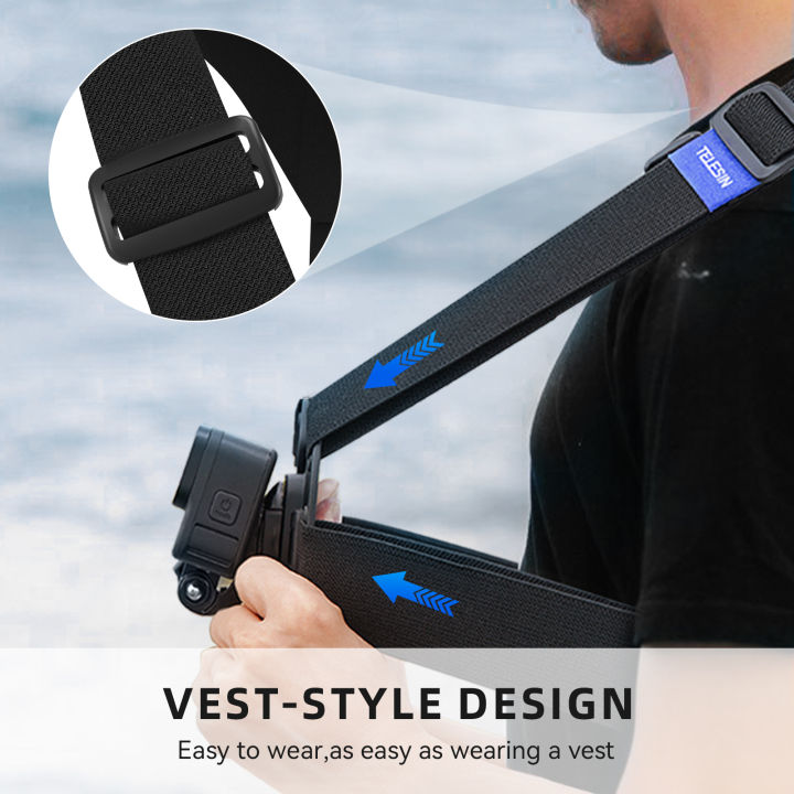 TELESIN%20Chest%20Strap%20Mount%20Waistcoat%20Belt%20Mount%20for%20GoPro%20Hero%2013%2012%2011%2010%209%208%207%206%205%20Insta360%20DJI%20Action%20Camera%20Accessories%20-%20Image%204