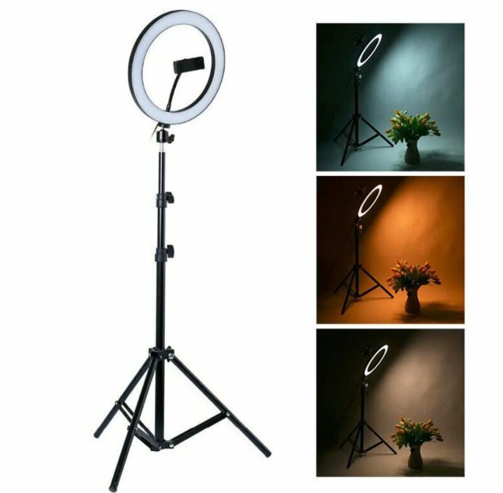 ring light - selfie LED ring light with 7ft tripod stand - mobile holder ring light stand