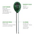 3 In 1 Soil Tester Meter PH Meter Analyzer for Garden Lawn Flower Kit Plant Pot Moisture Light PH Sensor Tool. 