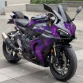 Quality Carbon Fiber Sticker Vinyl Paper for Car Vinyl Wrap Glossy Auto Wrapping Car Film Covering Laser Purple Motorcycle Vinyl. 