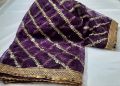 Fancy nylon organza dupatta with 5mm satara. 
