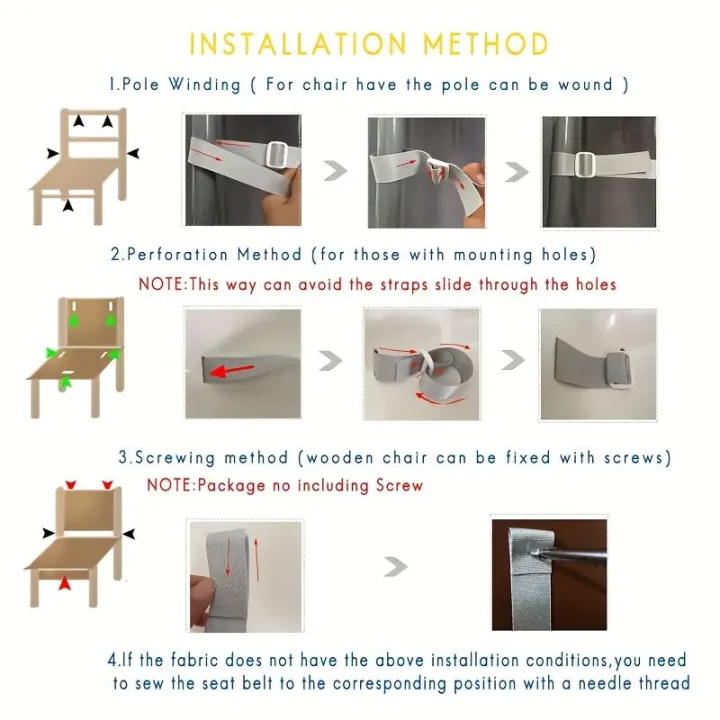 Universal%20Baby%20Safety%20Belt%203/5%20Point%20Harness%20For%20Dining%20Chair%20Car%20Seat%20Feeding%20High%20Chair%20Sleeping%20Fixed%20Strap%20-%20Image%204