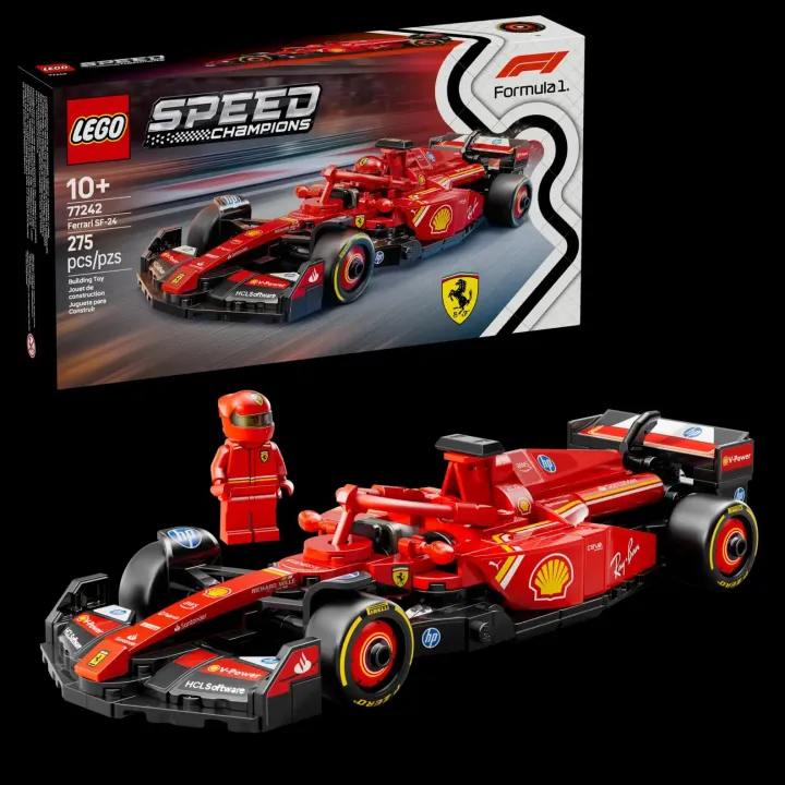LEGO%20Speed%20Champions%20Ferrari%20SF-24%20F1%20Race%20Car%20%E2%80%93%20Set%2077242%20(275%20Pieces)%20-%20Image%205