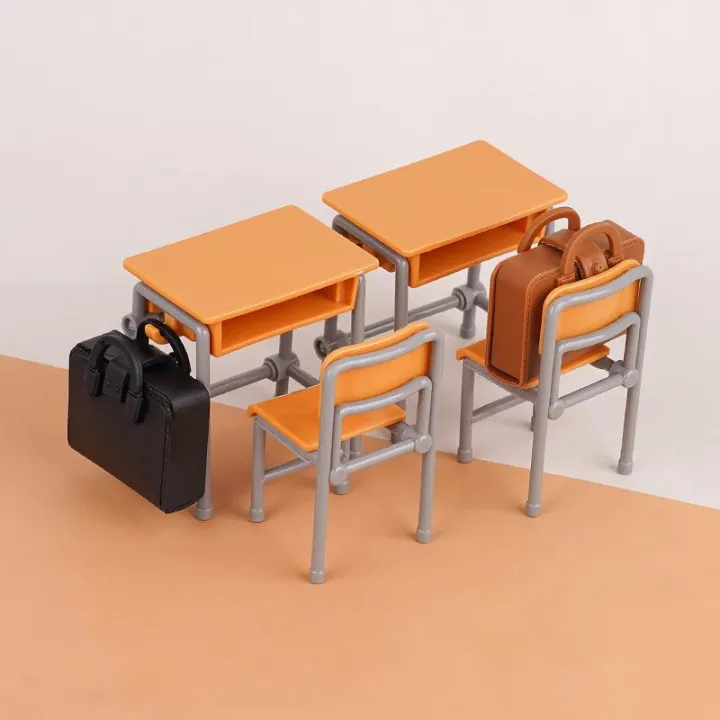 3/6PCS%201/12%20Dollhouse%20Miniature%20Classroom%20Backpack%20Ornaments%20Leisure%20Vintage%20Mini%20Desk%20Simulation%20Schoolbags%20Furniture%20Model%20-%20Image%207
