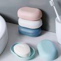 Plastic Bathroom Shower Soap Box With Lids Travel Portable Small Soap Tray Dish Storage Holder Plate Home Soap Container. 