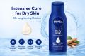 NIVEA Body Milk Intensive Care 48h Moisture Nourishing Lotion with Almond Oil for Dry to Very Dry Skin Deep Hydration Smooth Soft Healthy Skin. 