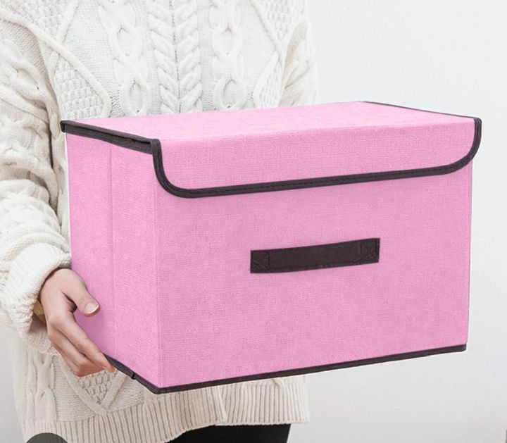 Home%20Fabric%20Folding%20Storage%20Storage%20Box%20With%20Lid%20Dustproof%20Portable%20Box%20Clothing%20Sundries%20Multifunctional%20Storage%20Box%20-%20Image%208
